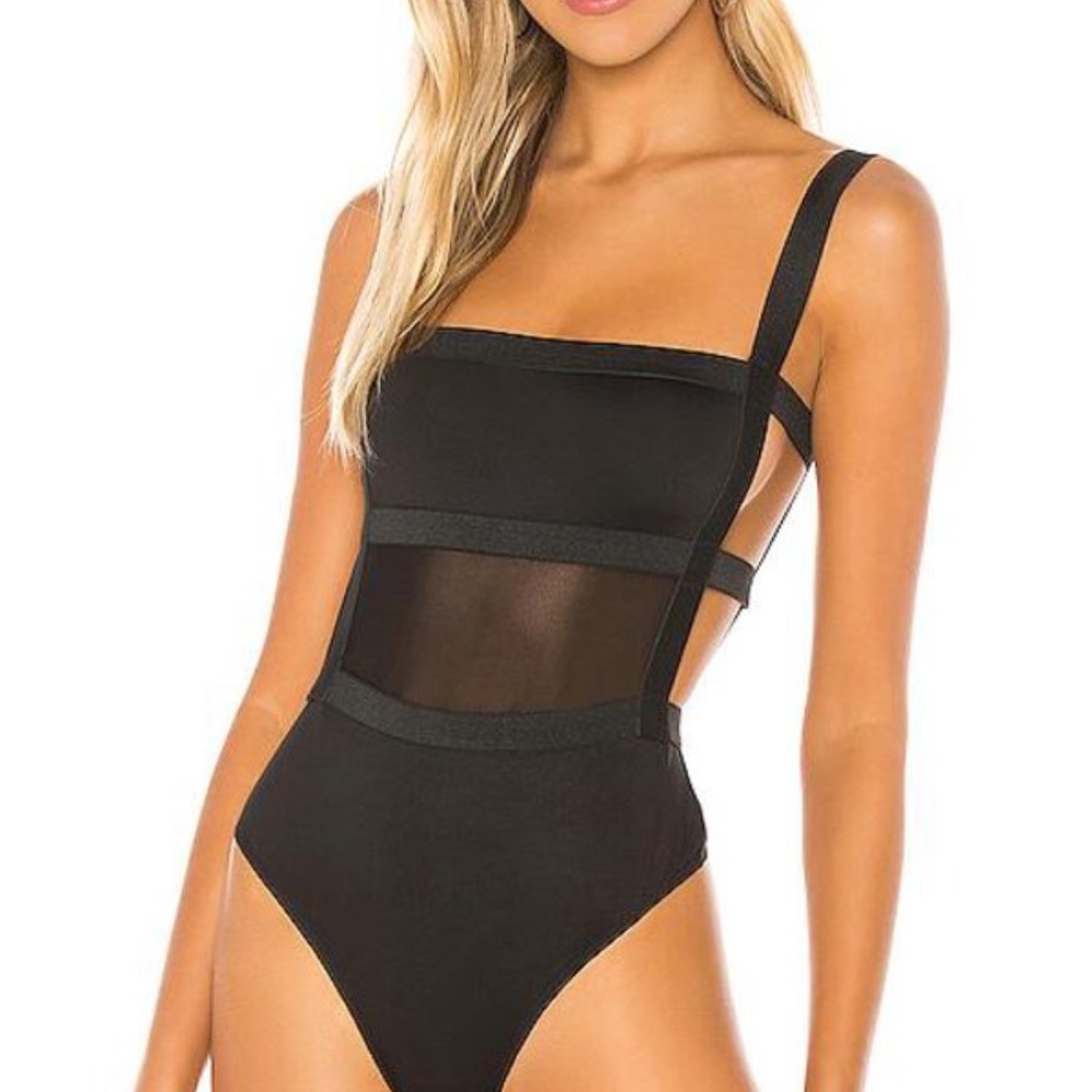 superdown camille strappy back bodysuit